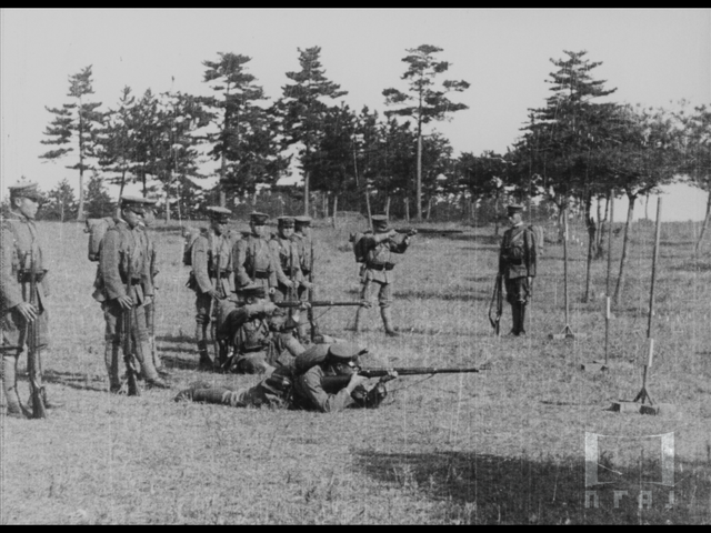 執銃各個教練 小銃 大正十二年一月 | フィルムは記録する - 国立映画アーカイブ歴史映像ポータル -